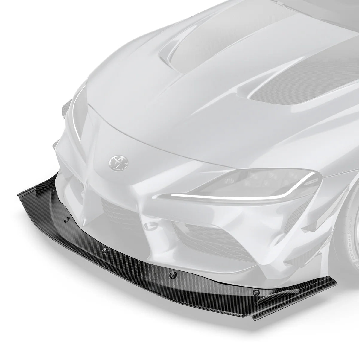 ADRO Racing Division Toyota GR Supra ARD Prepreg Race Splitter (Stock Bumper)
