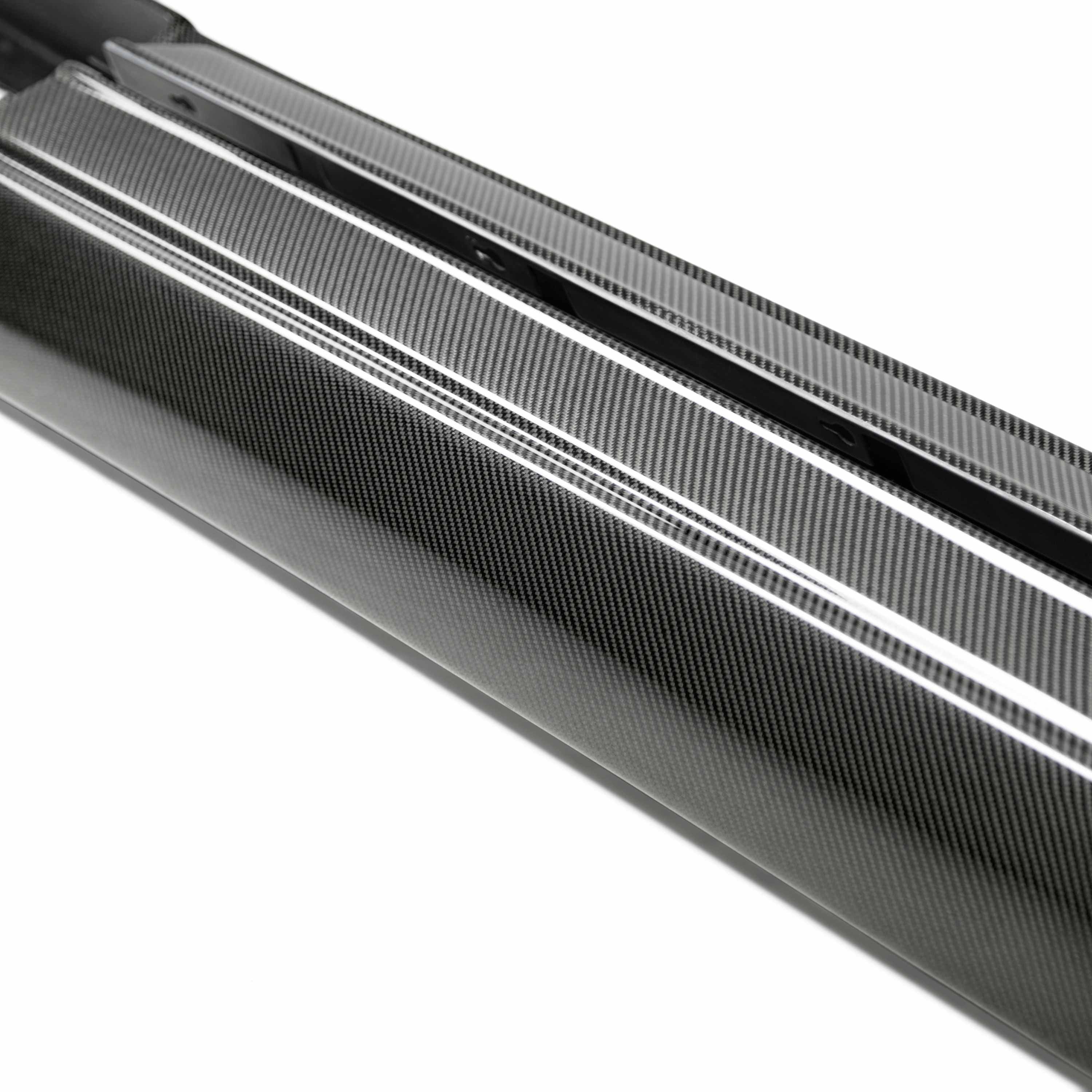 Seibon OEM-Style Carbon Fiber Side Skirts - 2009-2016 Nissan GTR (Do Not Fit NISMO)