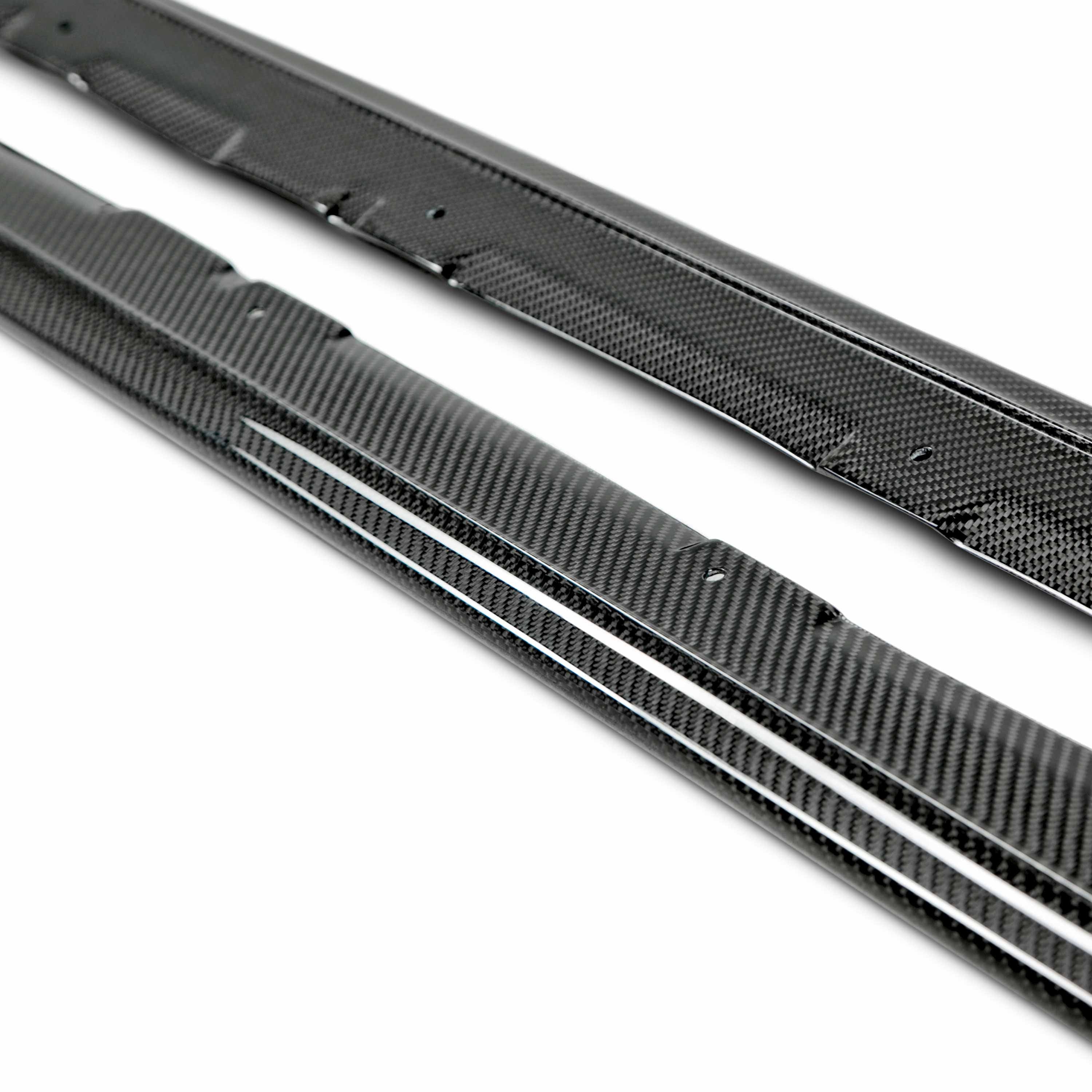 Seibon MB-Style Carbon Fiber Side Skirts - 2015-2021 Subaru WRX/STI
