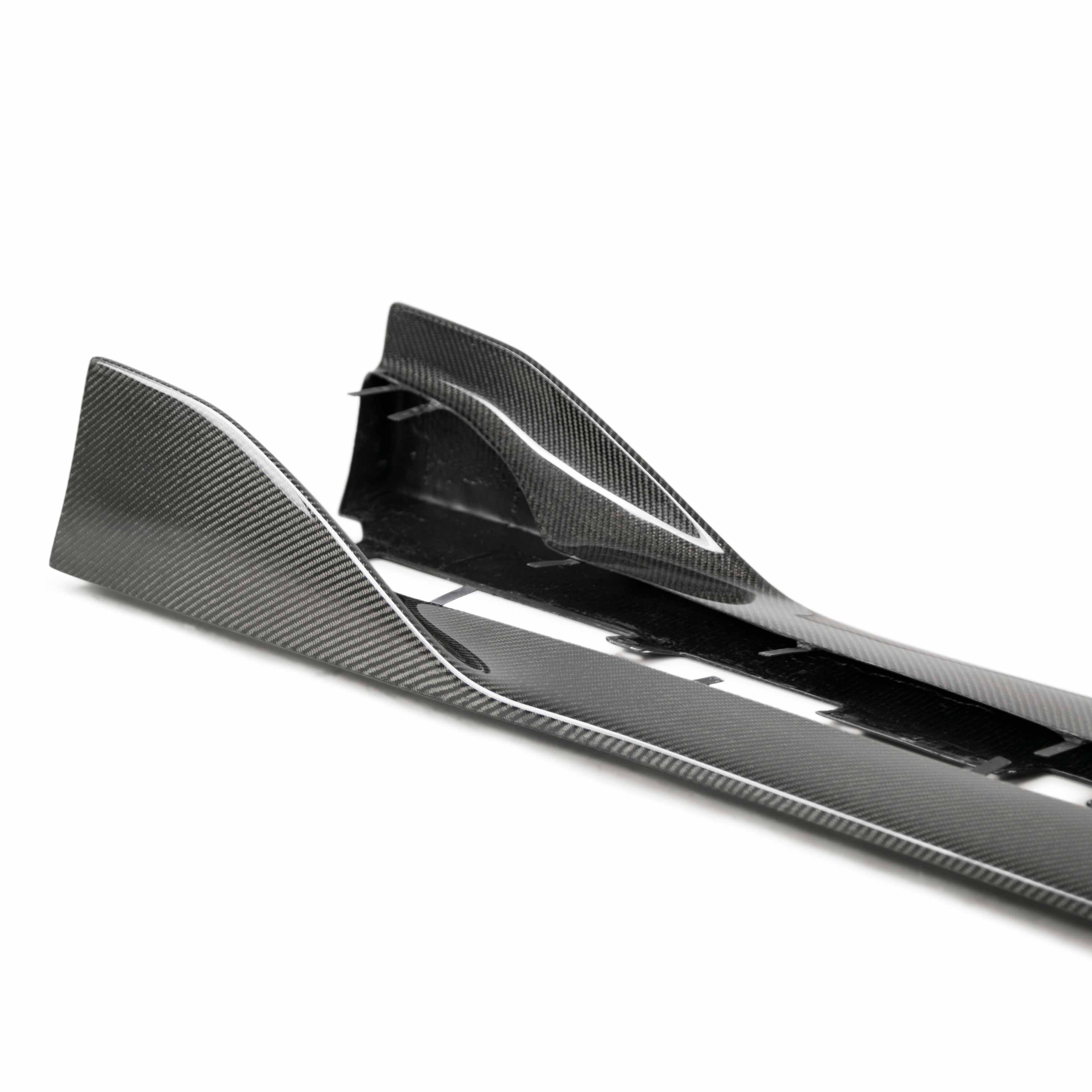 Seibon MB-Style Carbon Fiber Side Skirts - 2020-2026 Toyota GR Supra