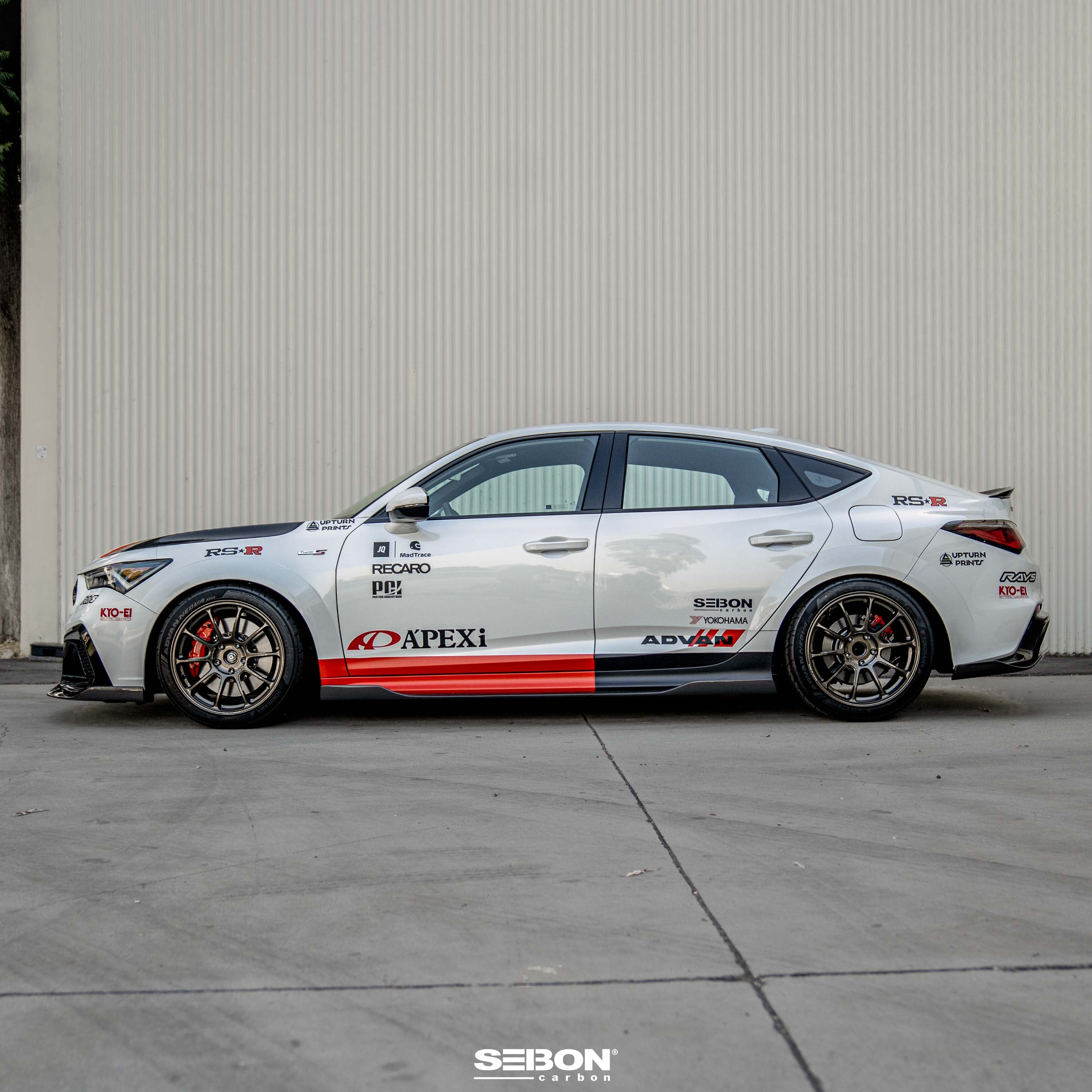 Seibon MB-Style Carbon Fiber Side Skirts - 2024-2025 Acura Integra Type S