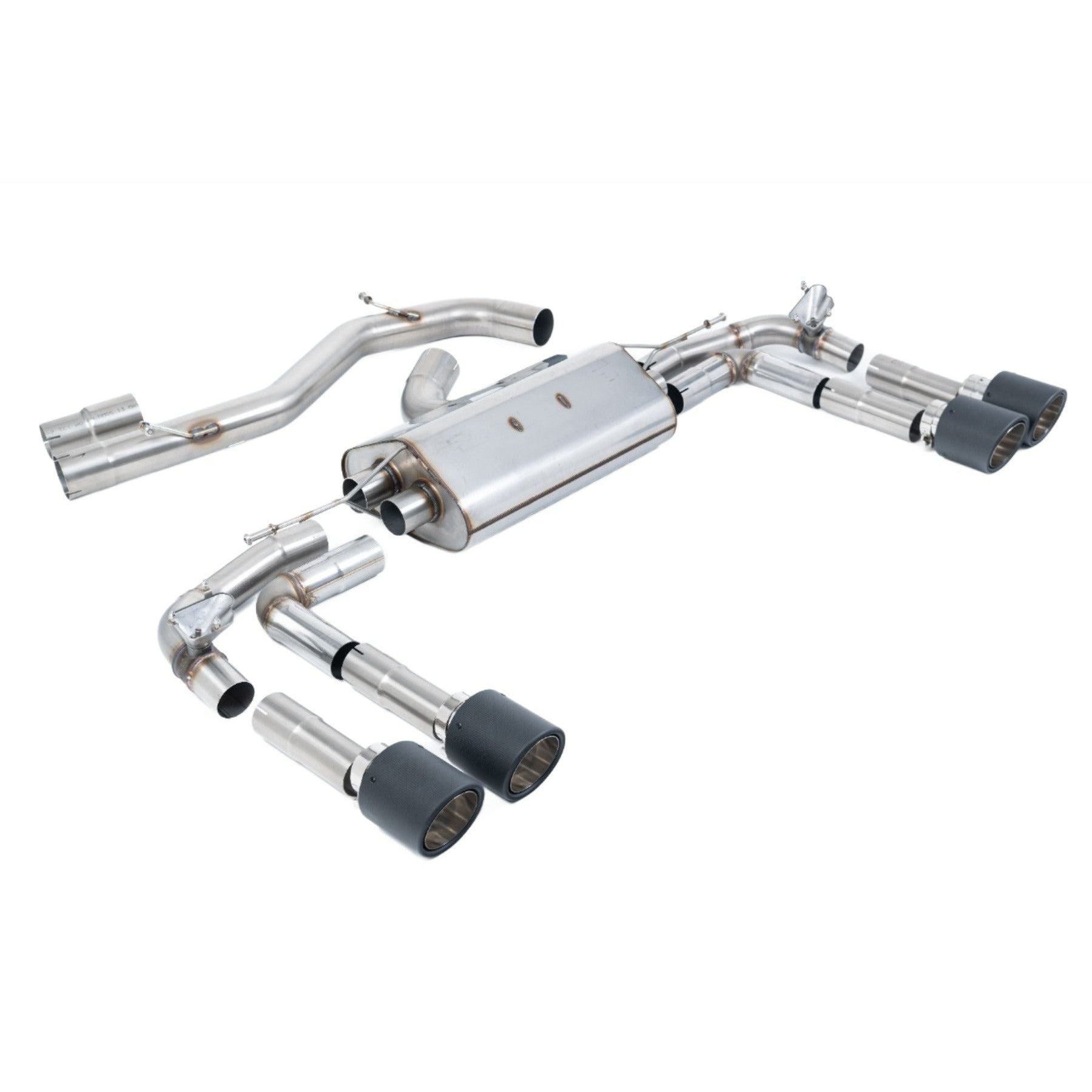 Milltek Sport Part-Resonated Cat-Back Exhaust System - 2020+ Audi 8Y S3