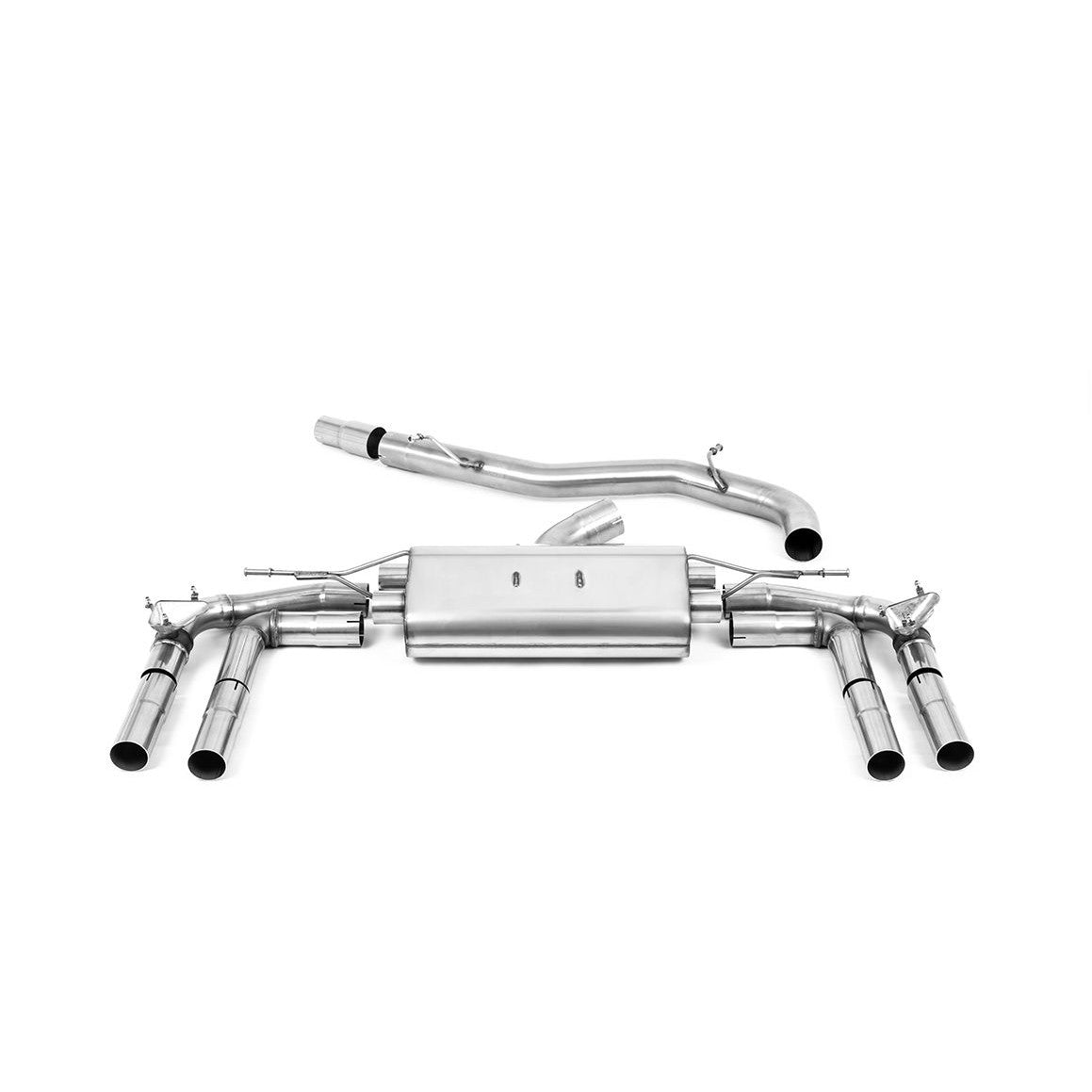 Milltek Sport Part-Resonated Cat-Back Exhaust System - 2020+ Audi 8Y S3