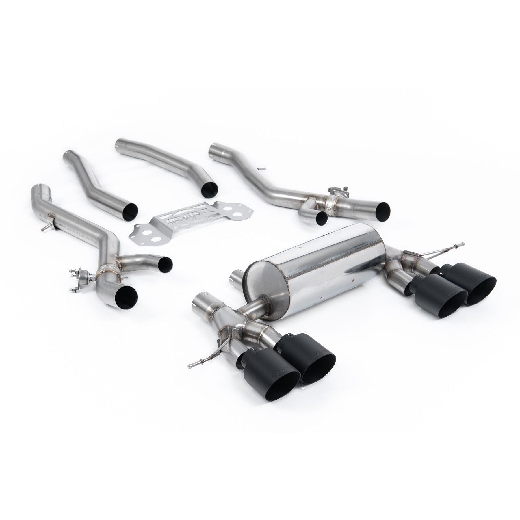 Milltek Sport Non Resonated Cat-Back Exhaust System - 2020+ BMW G80/G82 M3/M4