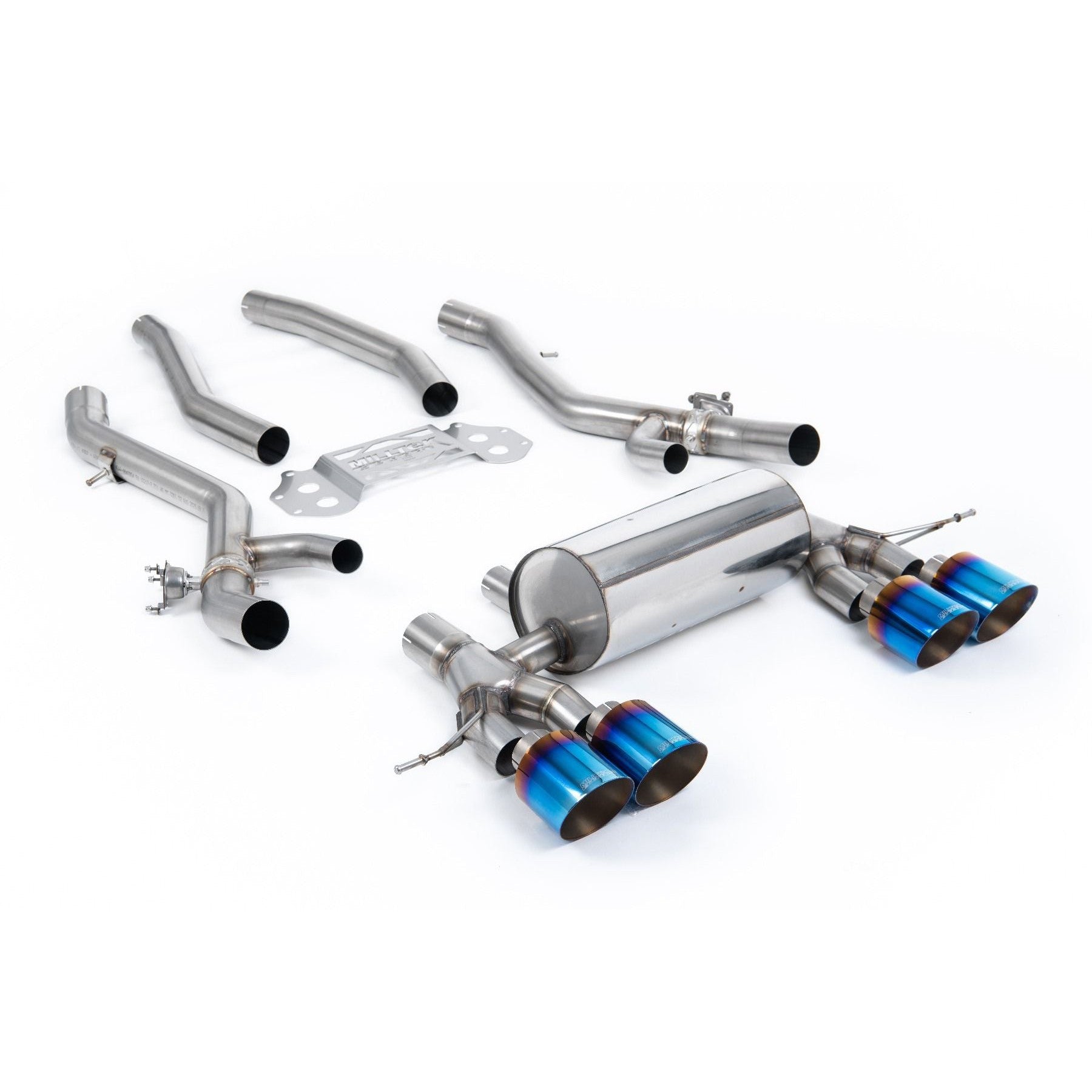 Milltek Sport Non Resonated Cat-Back Exhaust System - 2020+ BMW G80/G82 M3/M4