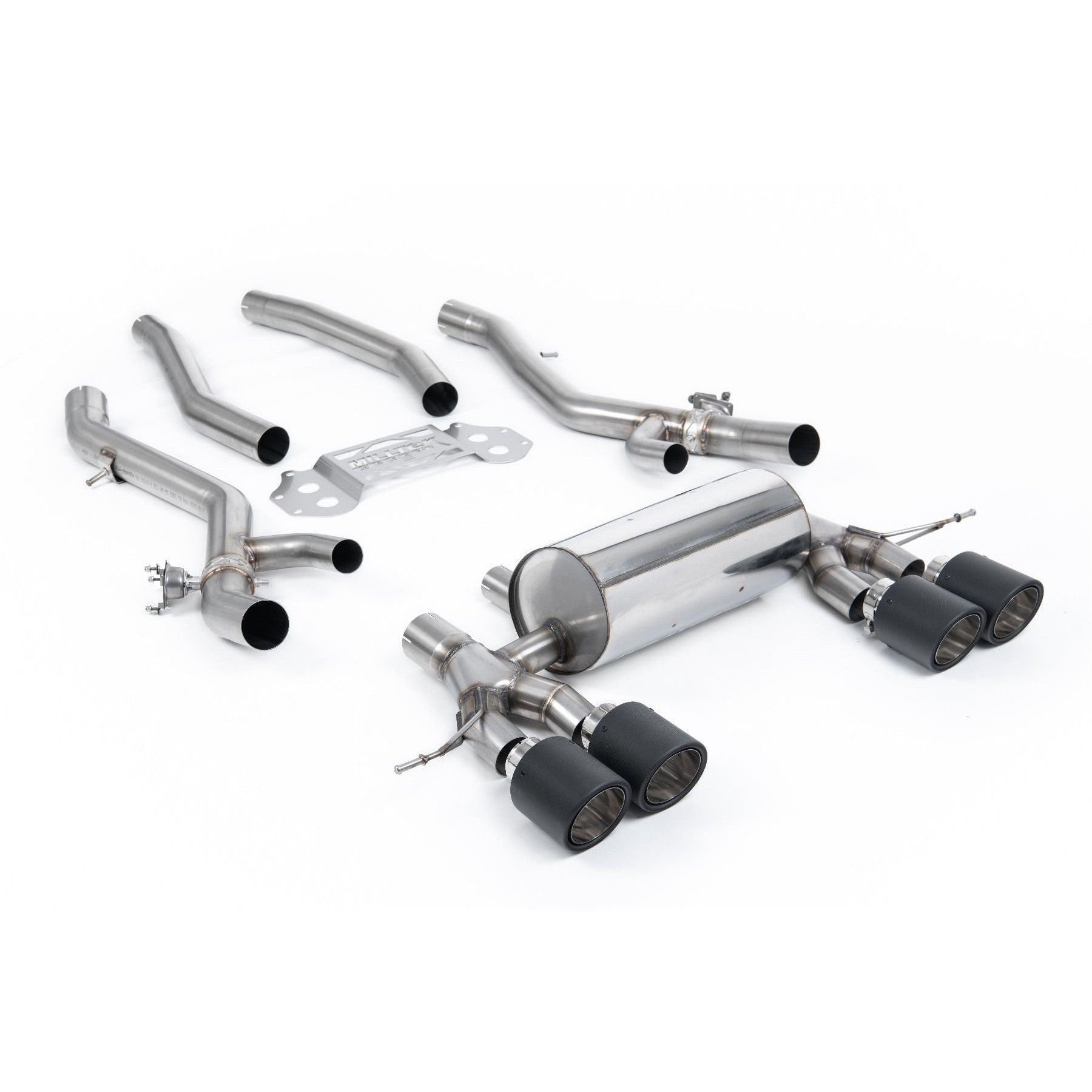 Milltek Sport Non Resonated Cat-Back Exhaust System - 2020+ BMW G80/G82 M3/M4
