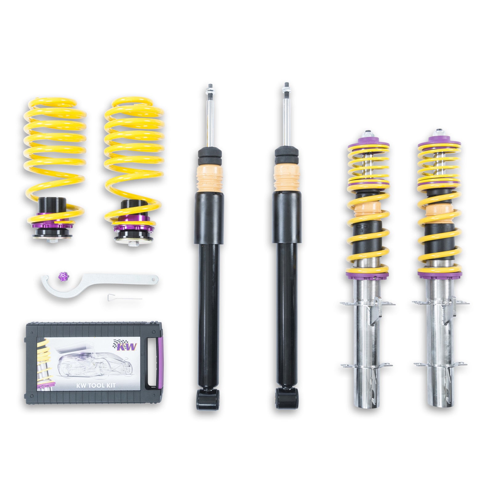 KW V2 Coilover Kit - 1998-2002 Mercedes-Benz CLK (208)