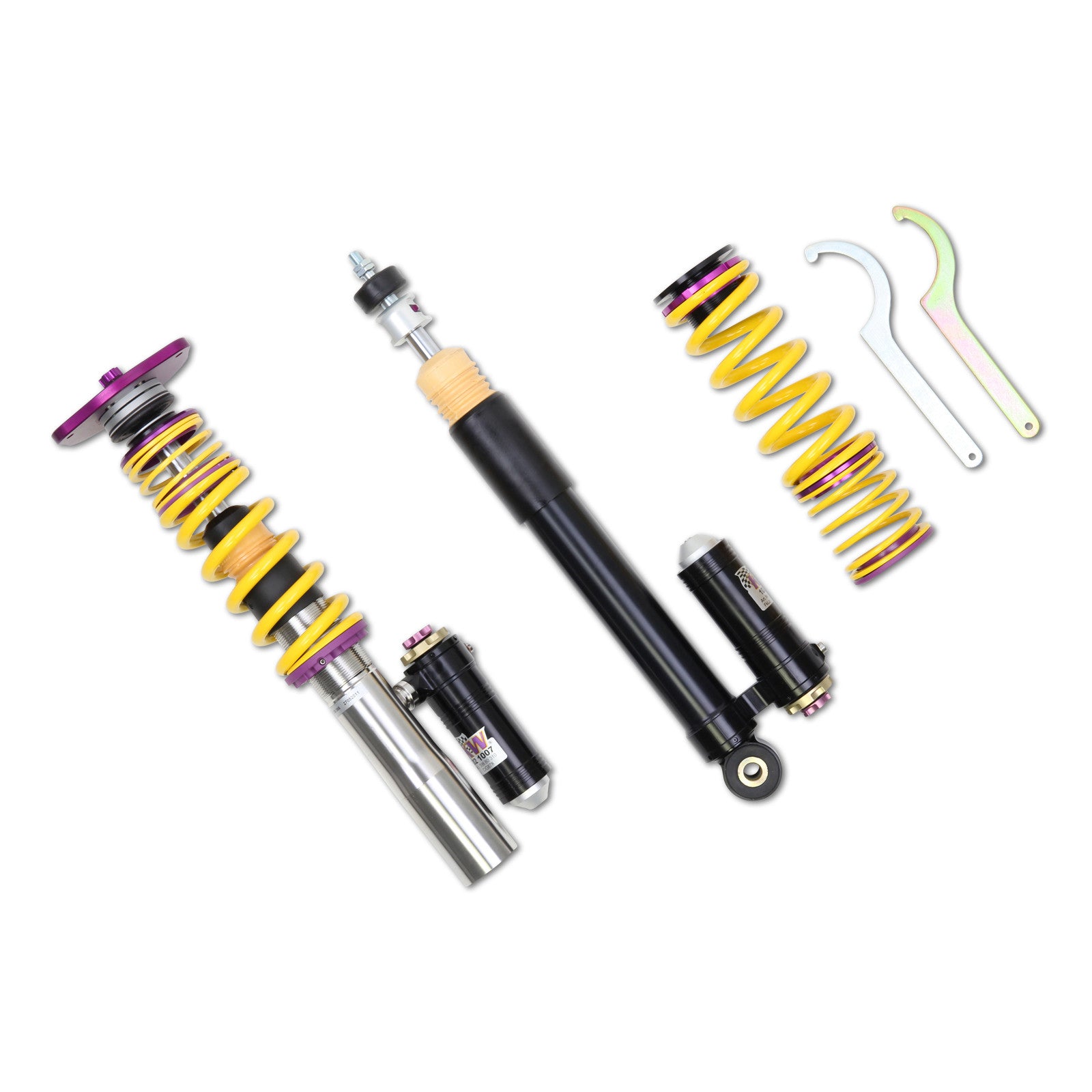 KW V4 Clubsport 3-Way Coilover Kit - Audi A3 (8V) FWD 1.8T With EDC