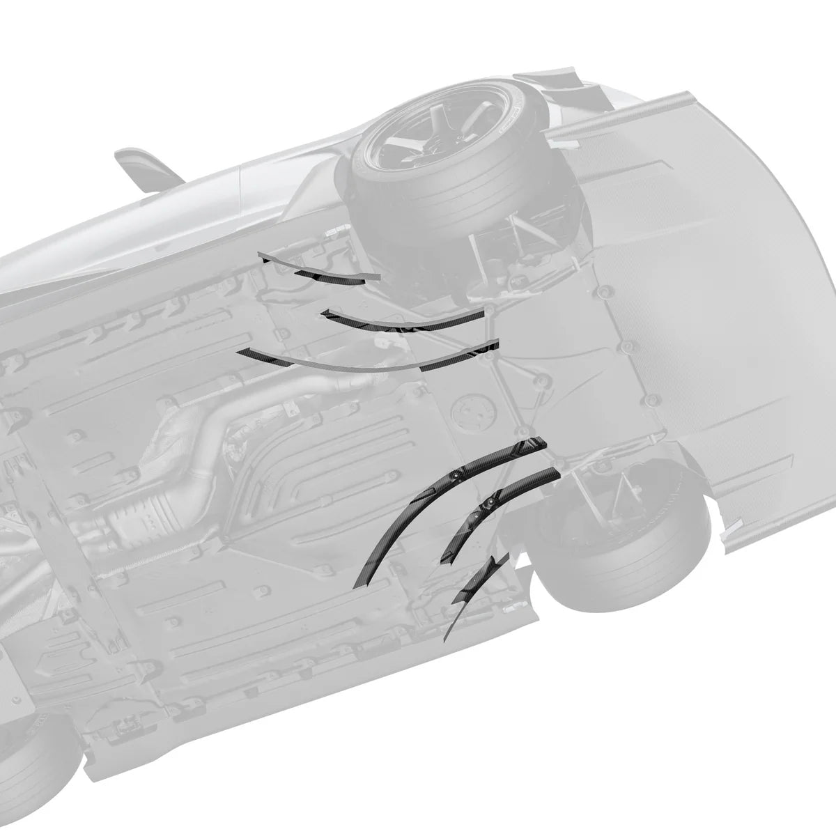 ADRO Racing Division Toyota GR Supra ARD Prepreg Race Undervanes