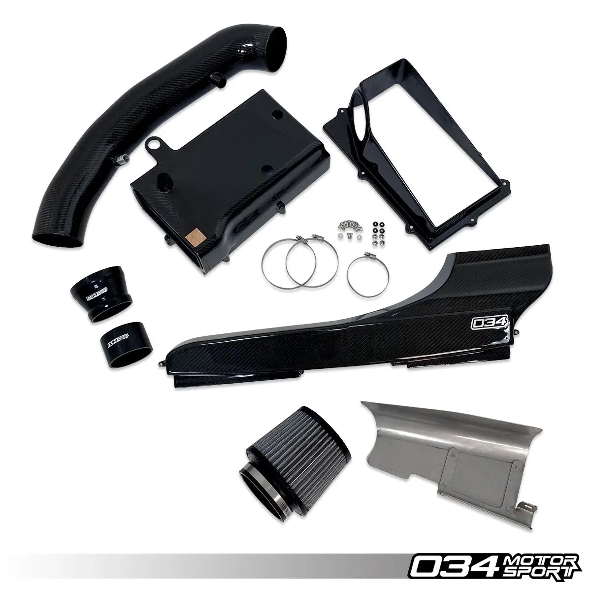 034 Motorsport X34 Carbon Fiber Open-Top 4" Intake Bundle for Audi TTRS & RS3 2.5 TFSI EVO