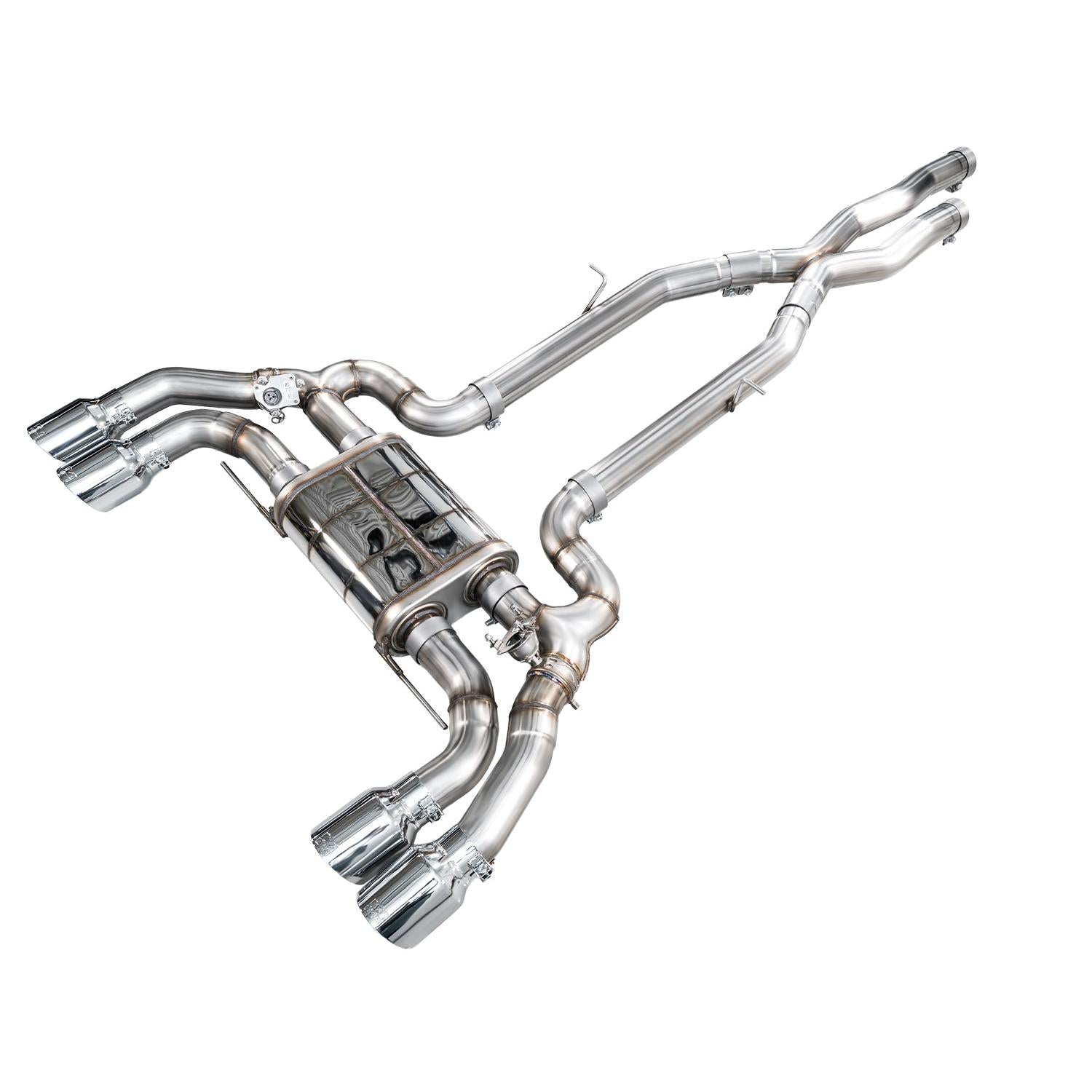 AWE Tuning SwitchPath Axleback Exhaust w/Chrome Silver Tips for 2020+ BMW F97 X3M