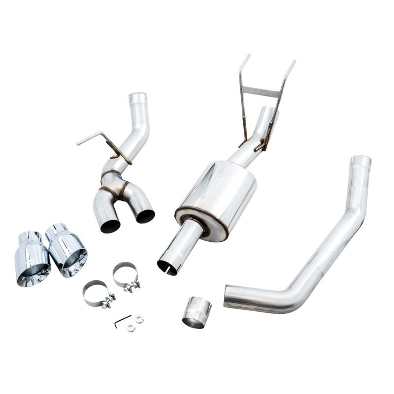 AWE Tuning 09-18 RAM 1500 5.7L (w/Cutouts) 0FG Dual Rear Exit Cat-Back Exhaust - Chrome Silver Tips