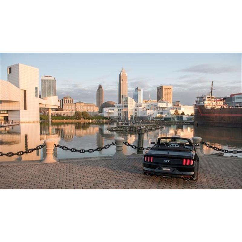 Corsa Xtreme Dual Rear Exit Exhaust w/ Polished Tips - 2015-2023 Ford Mustang GT Convertible 5.0L V8
