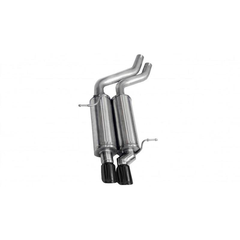 Corsa Sport Axle-Back Exhaust (Black Tips) - 2001-2006 BMW 325i E46, 330 E36