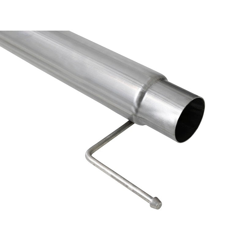 aFe Atlas 4in Aluminized Steel DPF-Back Exh 18-19 Ford F-150 V6-3.0L (td) w/ Polished Tip
