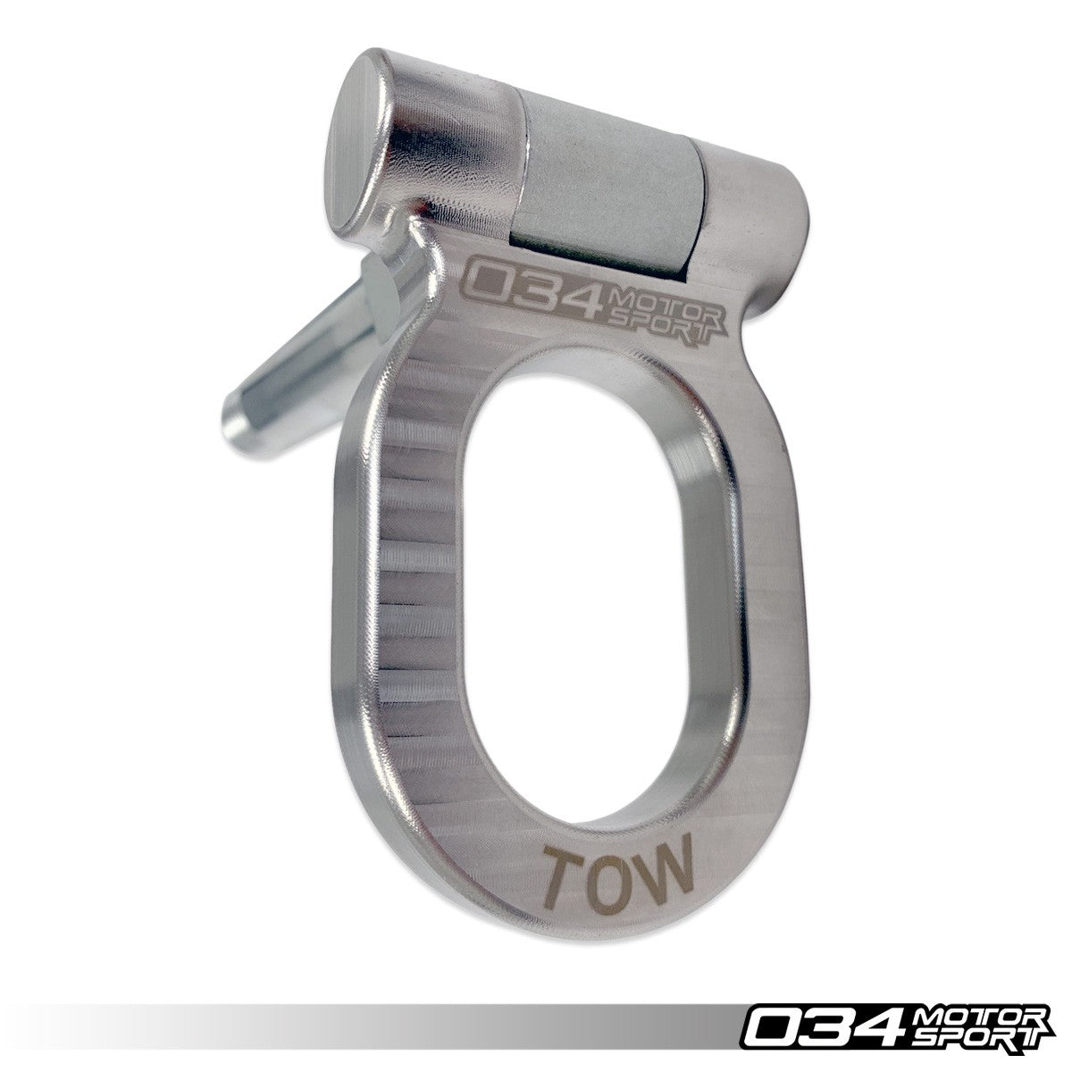 034 Motorsport Stainless Steel Tow Hook -105mm for Audi MQB/B8/B8