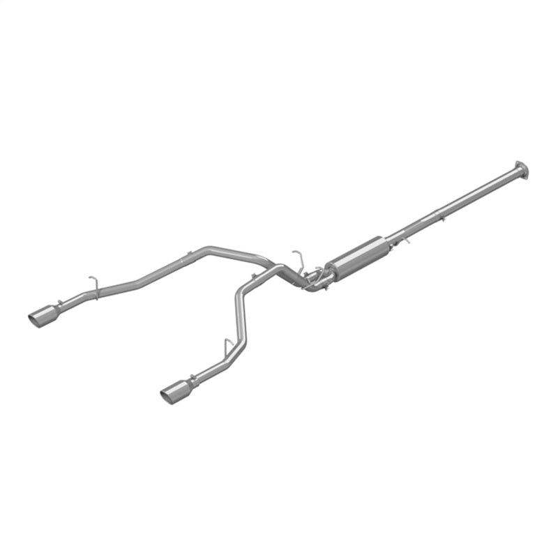 MBRP 2019 Ram 1500 5.7L (CrewCab & QuadCab ONLY) 2.5in Cat Back Dual Split Rear w/ 4.5in Tip - T304 - T1 Motorsports