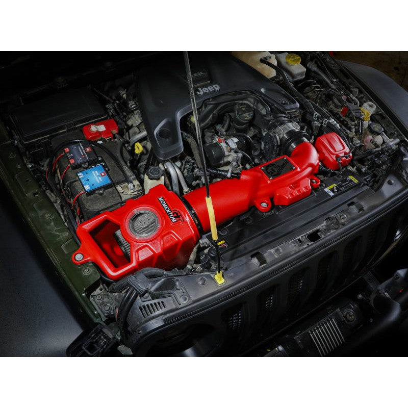 aFe Momentum GT Pro DRY S Cold Air Intake System 2018+ Jeep Wrangler (JL) V6 3.6L (Red Edition)