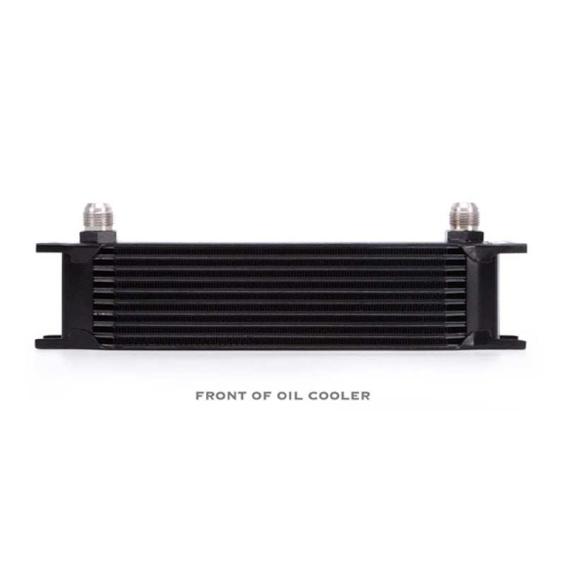 Mishimoto Universal 10 Row Oil Cooler Kit (Metal Braided Lines) - T1 Motorsports
