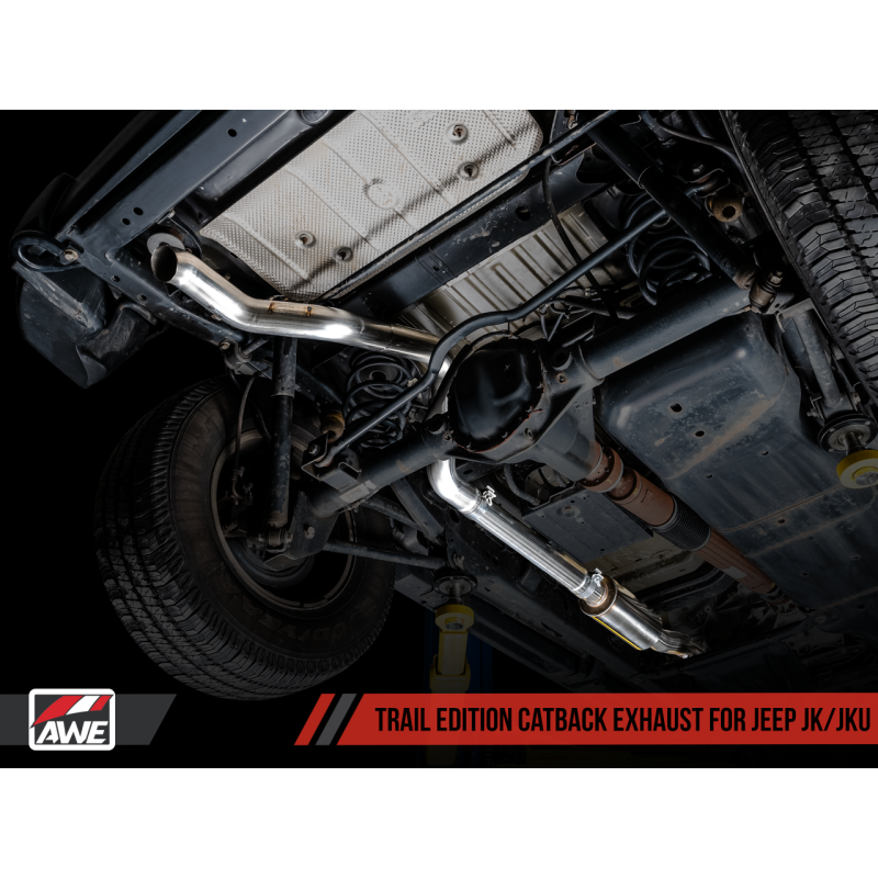 AWE Tuning 07-18 Jeep Wrangler JK/JKU 3.6L Trail Edition Cat-Back Exhaust