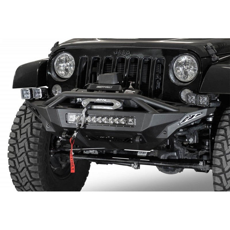 Addictive Desert Designs 07-18 Jeep Wrangler JK Stealth Fighter Front Bumper w/ Winch Mount
