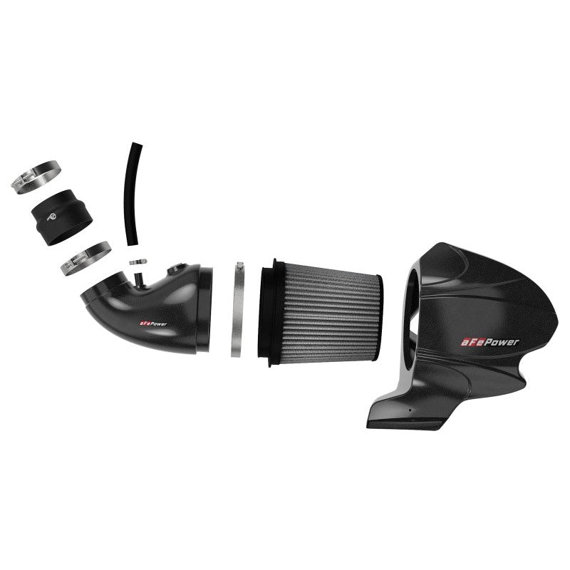 aFe Momentum Carbon Fiber CAIS w/ Pro Dry S Filter 12-19 Jeep Grand Cherokee SRT8 (WK2) V8-6.4L
