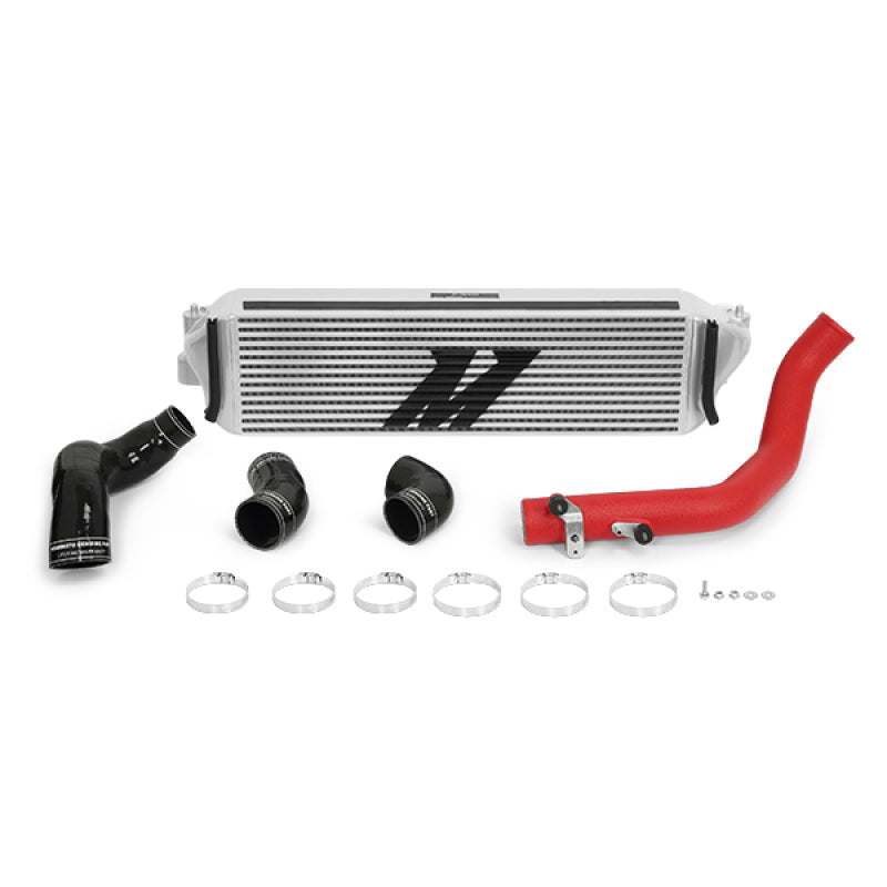 Mishimoto 2017+ Honda Civic Type R Intercooler Kit - Silver Intercooler Red Piping - T1 Motorsports