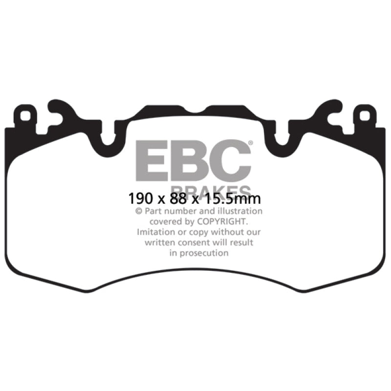 EBC 13+ Land Rover Range Rover 3.0 Supercharged Extra Duty Front Brake Pads - T1 Motorsports