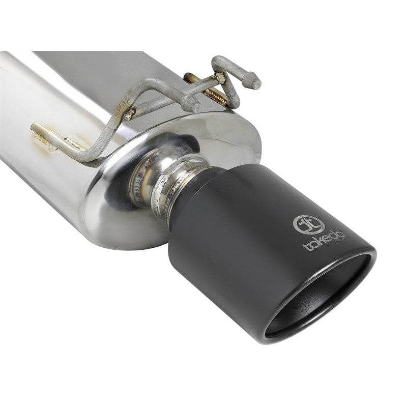 aFe Takeda Exhaust 304SS Dual Cat-Back w/ Black Tips 13-17 Honda Accord LX/EX/EX-L Sedan L4 2.4L