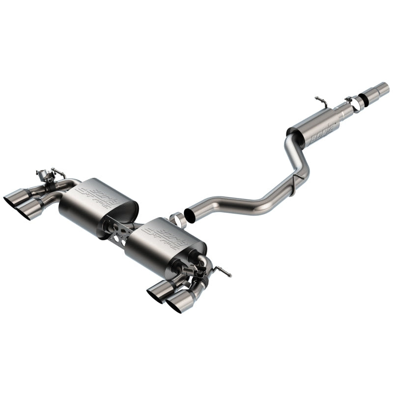 Borla 18-19 VW Golf R MK7.5 2.0L S-Type CatBack Exhaust w/ Resonator - T1 Motorsports