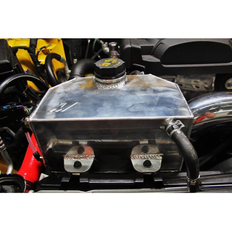 Mishimoto 2015 Ford Mustang EcoBoost / 3.7L / 5.0L  Aluminum Coolant Expansion Tank-Polished - T1 Motorsports