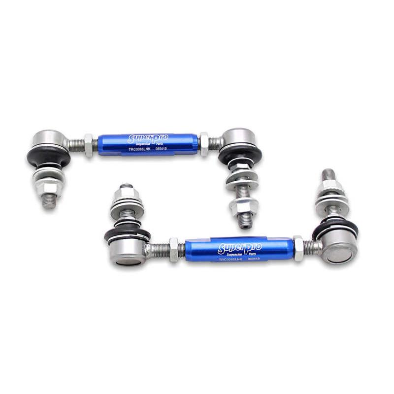 SuperPro 2003 Lexus GX470 Base Front HD Adjustable End Link Set - T1 Motorsports