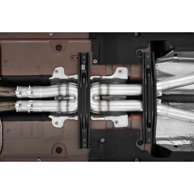 MBRP 17-21 Charger 5.7L/6.2L/6.4L 3in Race Profile Cat-Back w/Dual Carbon Fiber Tips T304 SS Exhaust - T1 Motorsports