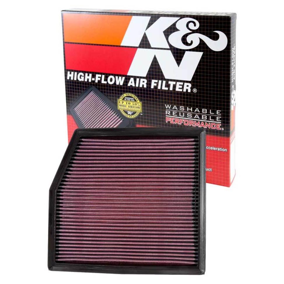 K&N 10-12 BMW 135i/335i/335i XDrive/X1 35i 3.0L L6 (E90) Replacement Air Filter