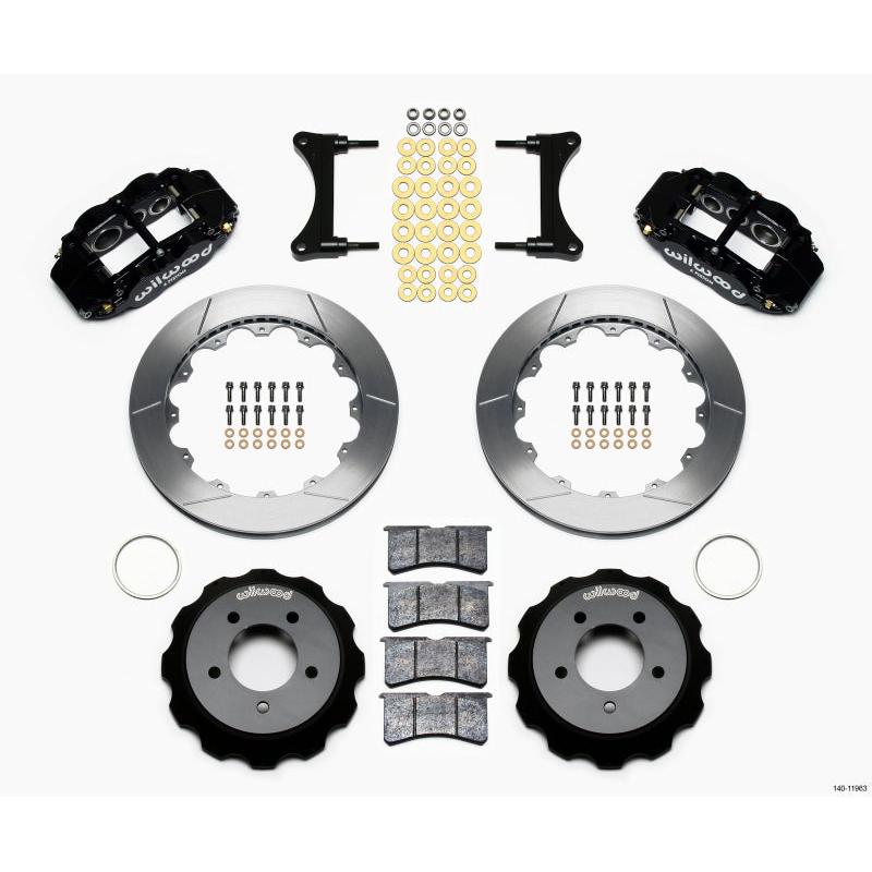 Wilwood Narrow Superlite 6R Front Hat Kit 12.88in 93-96 Mazda RX7 - T1 Motorsports