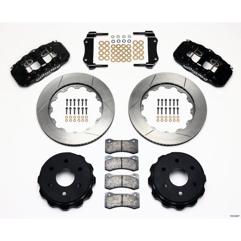 Wilwood AERO4 RearTruck Kit 14.25in 1999-2010 GM 1500-SUV 1 Piston OE Caliper - T1 Motorsports