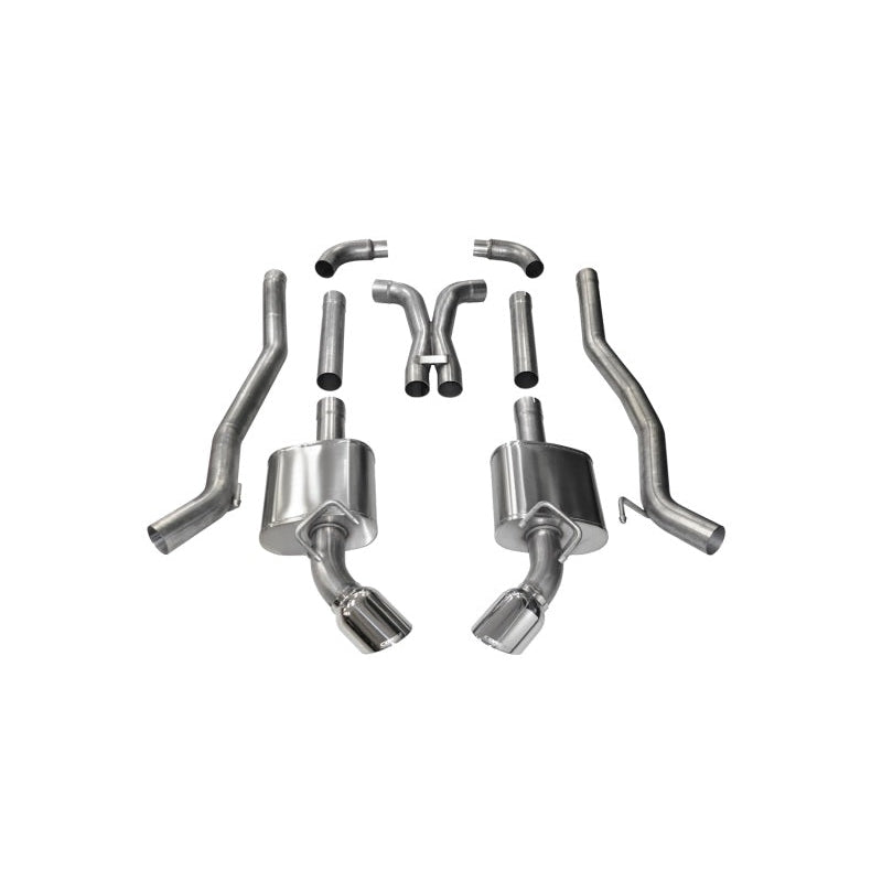 Corsa 10-15 Chevrolet Camaro SS 6.2L V8 Manual Polished Xtreme 3in Cat-Back - T1 Motorsports
