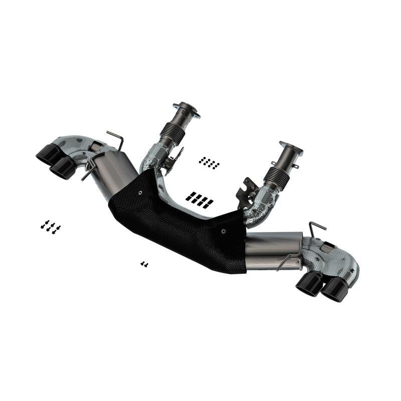 Borla ATAK Catback Exhaust - Black Chrome Tips - 2020-2023 Chevy Corvette 6.2L V8 AT w/o NPP