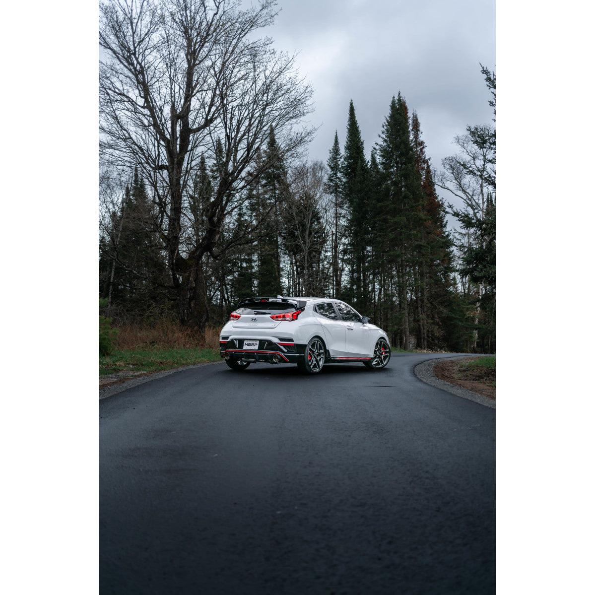 MBRP 2019+ Hyundai Veloster N 2.0L Turbo 3in Cat Back - T304 Stainless - Carbon Fiber Tip - T1 Motorsports