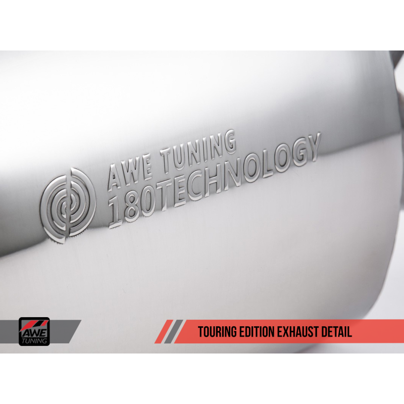 AWE Tuning Mk5 Jetta 2.0T - GLI Touring Edition Exhaust - Diamond Black Tips