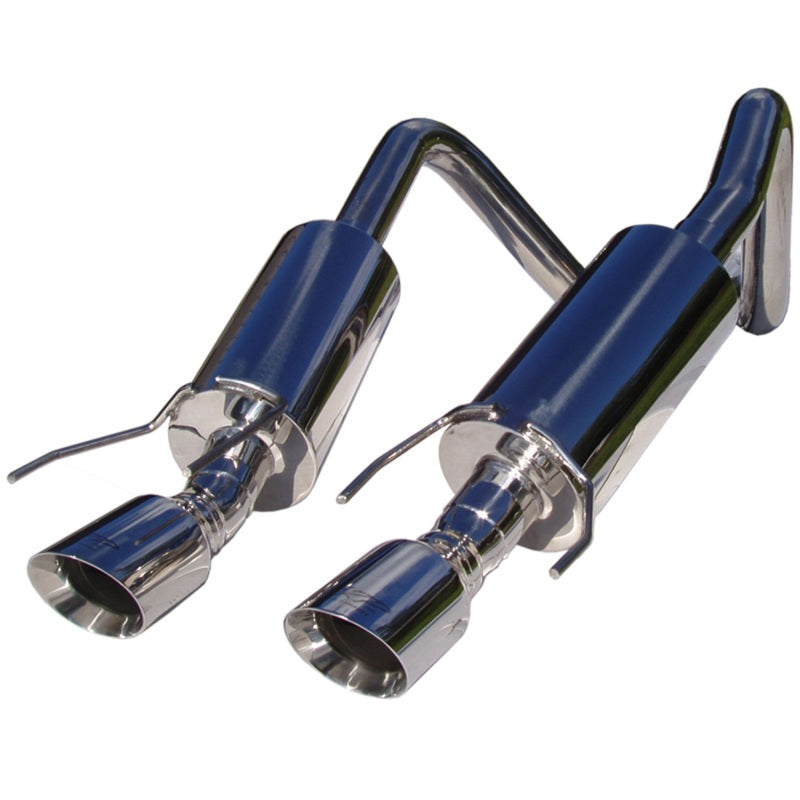 MBRP 2005-2008 Chev Corvette Dual Muffler Axle Back 4 Round Dual Wall Tips - T1 Motorsports
