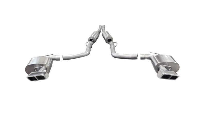 Corsa Xtreme Cat-Back Exhaust w/ Polished Exhaust - 2011-2013 Dodge Challenger SRT-8 6.4L V8 Auto