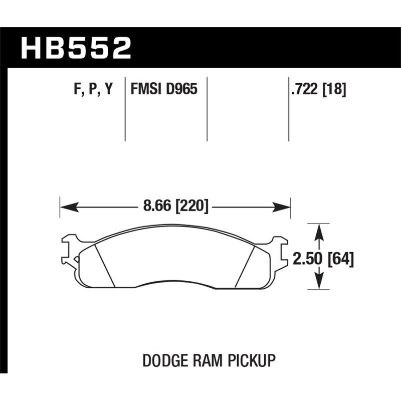 Hawk Super Duty Street Front Brake Pads - T1 Motorsports