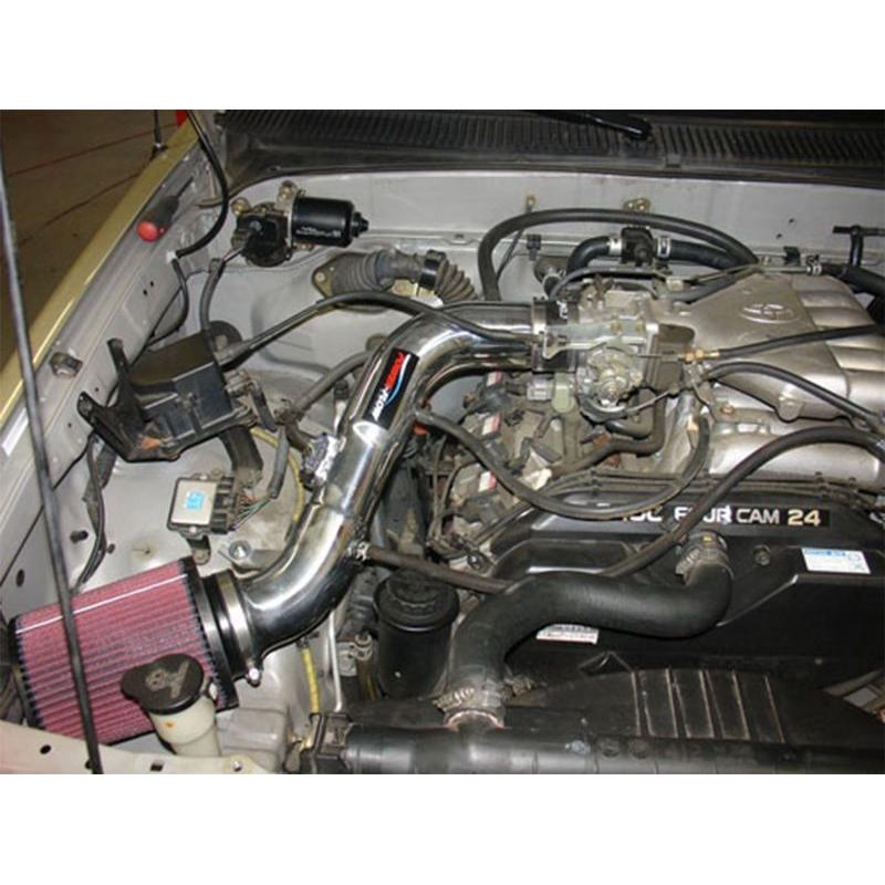 Injen 99-04 4Runner Tacoma 3.4L V6 only Wrinkle Black Power-Flow Air Intake System - T1 Motorsports
