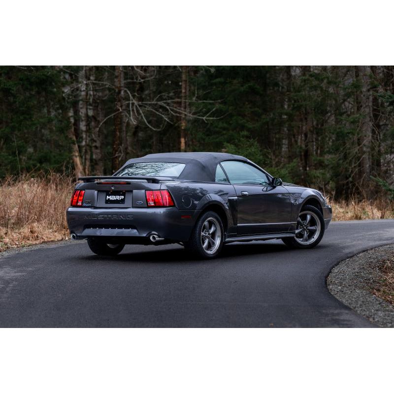 MBRP 99-04 Ford Mustang GT/Mach 1 2.5in Dual Split Rear AL Catback Exhaust w/ 3.5in Dual Wall Tips