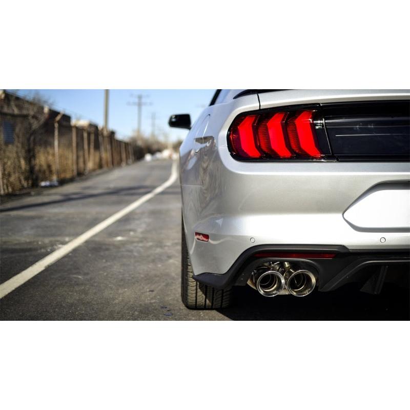 Corsa 2018-2023 Ford Mustang GT Fastback 5.0L 3in Sport Axle-Back Exhaust w/ 4in Polished Tips