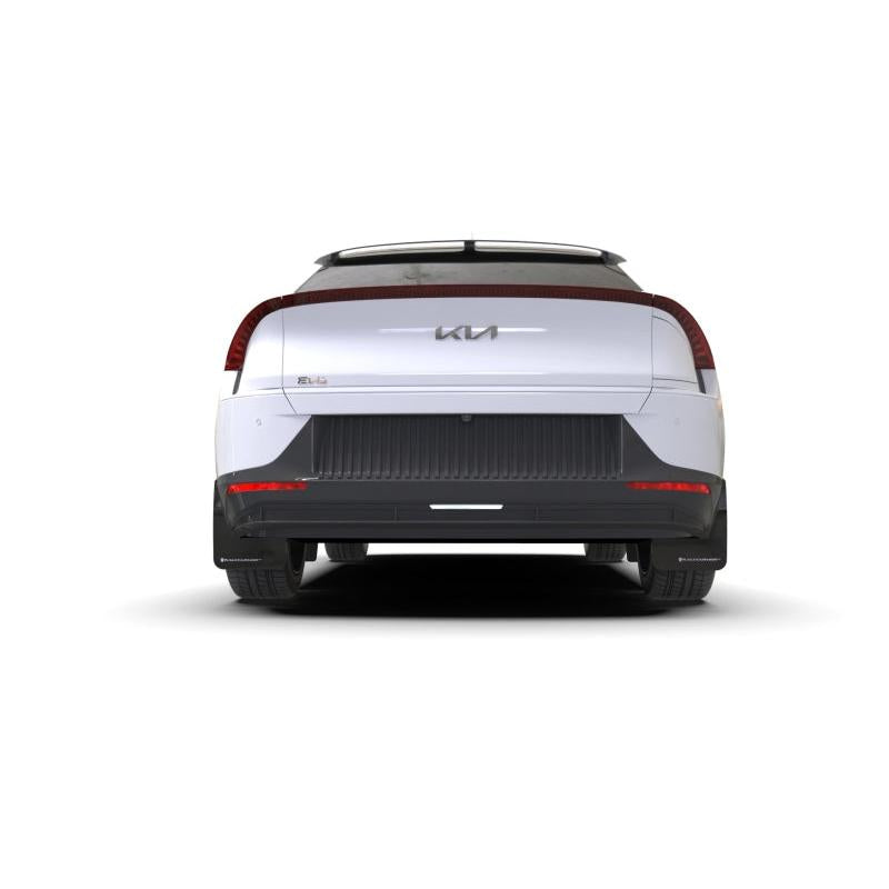 Rally Armor 22-23 Kia EV6 Black UR Mud Flap Dark Grey Logo
