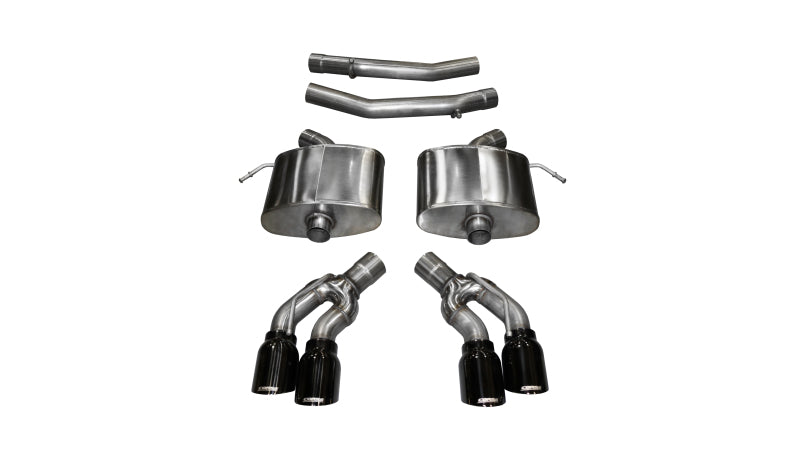 Corsa 2.75in Sport Axle-Back Exhaust w/ Black Tips - 2016-2019 Cadillac CTS V 6.2L V8