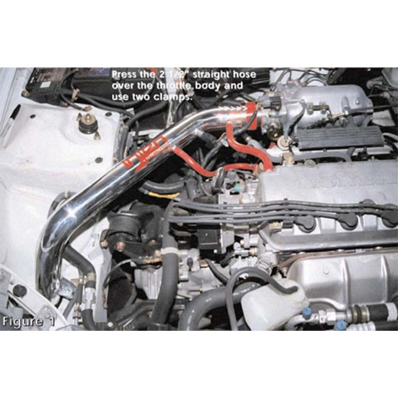 Injen 99-00 Civic Ex Hx EL(Canada) Polished Cold Air Intake - T1 Motorsports