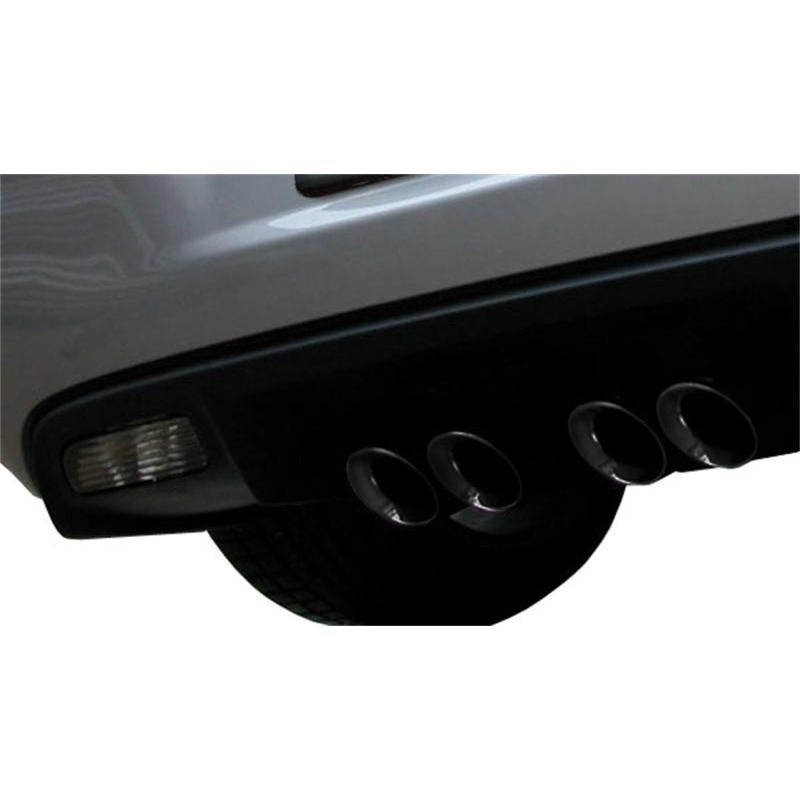 Corsa 09-13 Chevrolet Corvette C6 6.2L V8 Black Sport Axle-Back Exhaust